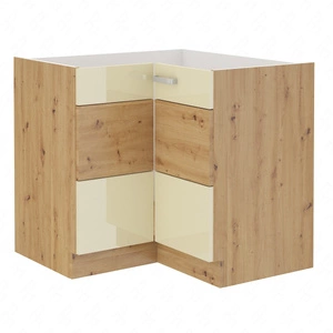 Eck-Küchenschrank Porto 89x89 DN 1F BB dampf-, temperatur- und spritzwassergeschützt