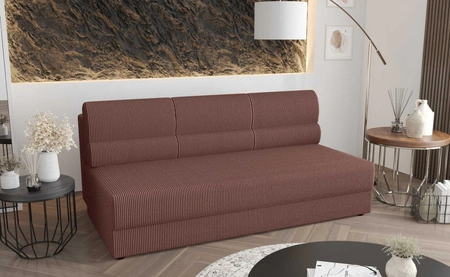Sofa Fogu indisch rosa einfache Form des Sofas in modernem Design Cord-Polsterung Stoff Bettwäsche Container