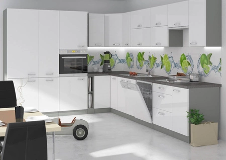 Einbauschrank Bianka 60 DPS-210 3S 1F dampf- und hitzebeständiger Schrank mit Schubladen