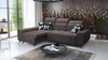 Ecksofa mit Schlaffunktion Buffalo braun links funktionelles und stilvolles Ecksofa mit Bettkasten