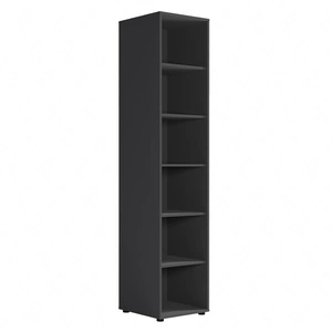 Bücherregal Maxione 45 cm schwarz funktionelles Bücherregal ideal für Jugendzimmer oder Büro einfaches und universelles Design