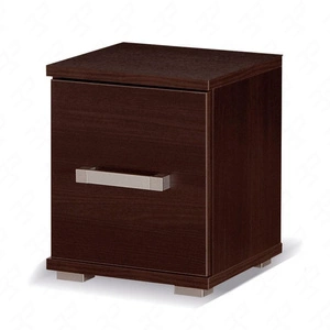 Nachttisch Maximus Kastanie Wenge funktionelles Möbelstück für ein Schlafzimmer oder ein Jugendzimmer Kante mit einem speziellen Furnier beendet