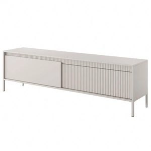 RTV Schrank Sesti 187 cm beige originelles Design industrieller Stil TV-Schrank idealer Schrank für kühne Arrangements