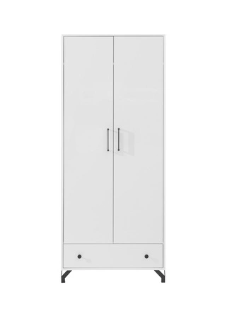 Möbel-Set Skien weiß glänzend, ideal für ein Jugend- oder Kinderzimmer im trendigen Stil