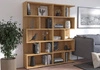 Bücherregal Even 84 cm Eiche artisan ideales Bücherregal für Büro, Arbeitszimmer oder Jugendzimmer