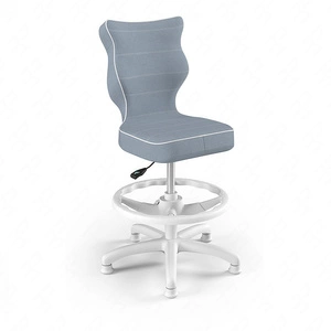 Petit arctic blue Schreibtischstuhl passend zu Körpergröße 133-159 cm ergonomischer Drehstuhl mit Fußstütze