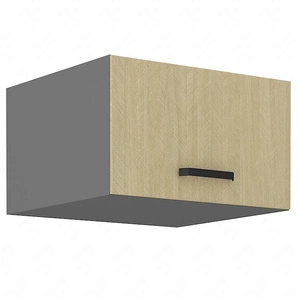 Chevron 60 NAGU-36 1F Hängeschrank mit dekorativem Fischgrätenmuster Küchenschrank resistent gegen Dampf, hohe Temperaturen und Verschüttungen