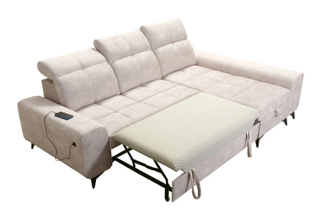 Ecksofa mit Schlaffunktion Buffalo honey right funktionelles und stilvolles Ecksofa mit Bettkasten