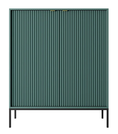 Möbelset Lovro pastellgrün modernes Design Schrankwand für Wohnzimmer oder Sitzungssaal