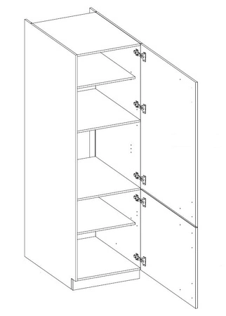 Vanimo Eck-Küchenmöbel-Set 395x300 cm ideal für klassische und moderne Innenräume