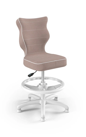 Petit lavendel rosa Schreibtischstuhl passend zu Körpergröße 133-159 cm ergonomischer Drehstuhl mit Fußstütze