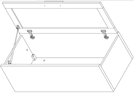 Hängeelement Maximus Kastanie Wenge moderne Möbel hohe Qualität gute Wahl für Wohnzimmer und Sitzungssaal