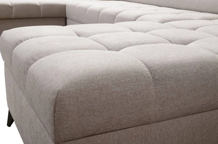 Ecksofa mit Schlaffunktion Bolmso VIII graphit rechts elegantes und bequemes Ecksofa mit Schublade ideal für geräumige Innenräume