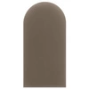 Wally gepolstertes Paneel 30x80 cm beige stilvolles Wandpaneel Zaun Veloursstoff modisches Finish für jede Einrichtung