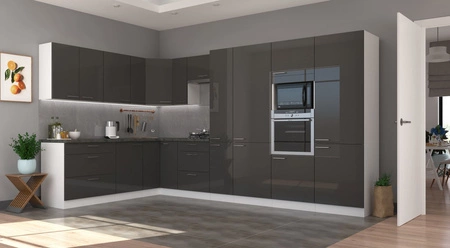 Einbaubackofen Sockel Milo 60 DP-210 2F Schrank mit Schubladen dampf-, spritz- und hitzebeständig