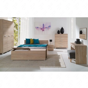 Schlafzimmer-Möbel-Set Maximus Eiche sonoma Licht klassisches Design funktional und komfortabel wird Liebhaber der klassischen Interieur begeistern