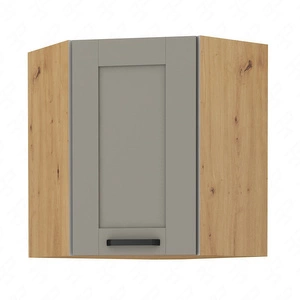 Linosa 60x60 GN-72 1F Eck-Küchenoberschrank dampf-, hitze- und auslaufsicherer Schrank