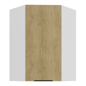 Eck-Küchenoberschrank Cremona 60x60 GN-90 1F Metallkantengriff feuchtigkeits- und beschädigungsbeständiger Schrank