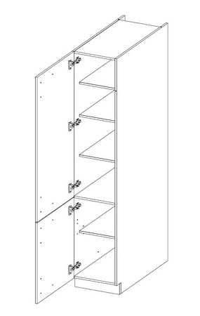 Küchensockel Arton 40 DK-210 2F dampf-, hitze- und spritzwasserbeständiger Schrank