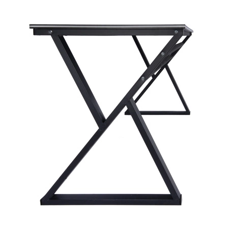 XDouble Gaming Desk schwarz funktionaler und ergonomischer Schreibtisch mit einer großen Platte, die von einer stabilen Metallstruktur getragen wird