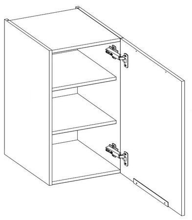 Schwarz / Brianza 260 cm Küchenmöbel-Set Metallkante Griffe Schränke sehen toll aus in modernen Interieurs