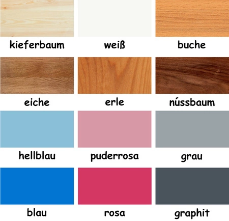 Zuzia Holzbett 80x170 cm modernes Designbett aus massivem Kiefernholz