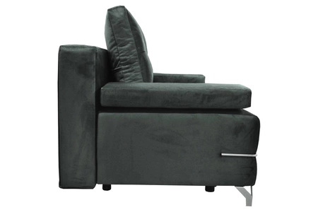 Sofa mit Schlaffunktion Austin brauner moderner Plüschstoff garantiert höchsten Komfort und Funktionalität