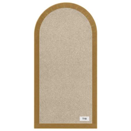 Polsterpaneel Wally 30x80 cm gelb stilvolles Wandpaneel Zaun Veloursstoff modisches Finish für jede Einrichtung