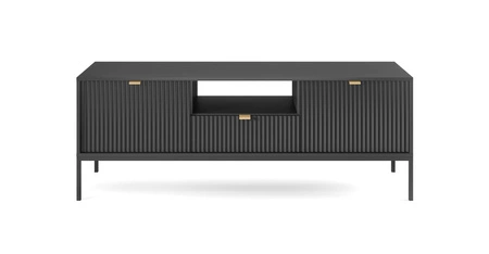 Möbel Set Lovro schwarz modernes Design Schrankwand für Wohnzimmer oder Sitzungssaal