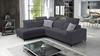 Ecksofa mit Schlaffunktion Kelly Sleek VII graphit links geflochten bequemes und funktionelles Ecksofa für Wohnzimmer