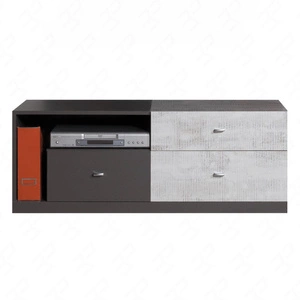 TV-Schrank Tablo 120 cm graphit / enigma problemlose Nutzung und Langlebigkeit eine stilvolle und funktionelle Ergänzung für das Arbeits- und Jugendzimmer