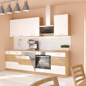 Küchenmöbelset Alpine 250 cm Schränke sehen in klassischen und modernen Interieurs großartig aus