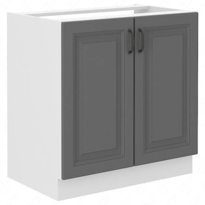 Küchenunterschrank Tilos 80 ZL 2F BB dampf-, hitze- und auslaufsicherer Schrank