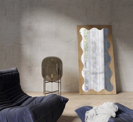 Spiegel Noma 100x195 cm Eiche riviera moderne und funktionale Spiegel dekorative Ergänzung zu einem Flur oder Ankleidezimmer rechteckigen Spiegel