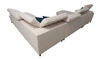 Ecksofa mit Schlaffunktion Kelly Sleek X braun linkes extrem elegantes Ecksofa für Wohnzimmer mit verstellbaren Kopfstützen