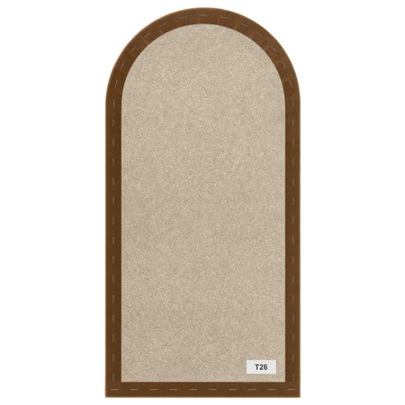 Wally gepolstertes Paneel 30x100 cm Honig stilvolles Wandpaneel Zaun Veloursstoff modischer Schliff für jedes Arrangement