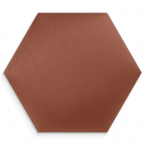 Gepolstertes Paneel Hexagon 40x35 cm schmutzig rosa stilvolles Wandpaneel Veloursstoff modische Dekoration jedes Interieur