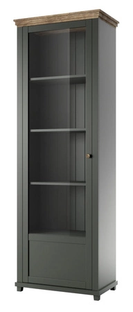 Evora 71 cm Schrank in Flasche grün / Eiche lefkas links wird Liebhaber von ausdrucksstarken Interieurs ideal für Wohn-und Esszimmer begeistern