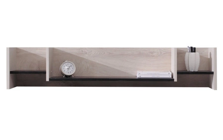 Möbelset Niko schwarz / Eiche / beige ideal für ein Jugend- oder Kinderzimmer in einem trendigen Stil