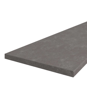 Tischplatte metallisch braun Dicke 38mm Breite 60cm hochtemperaturbeständig, auslaufsicher und stoßfest