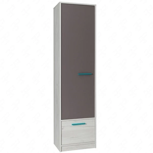 Kommode mit Schublade Rest 50 cm Eiche Handwerk weiß / Esche modernes und funktionelles Möbelstück für das Jugendzimmer