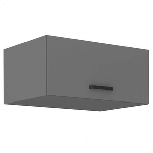 Verdi Wandschrank 80 NAGU-36 1F feuchtigkeits- und beschädigungsbeständiger Schrank schwarze Metallgriffe