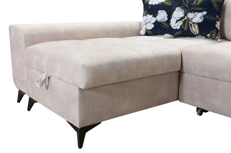 Ecksofa mit Schlaffunktion Buffalo X honey links funktionelles und bequemes Ecksofa für ein Zimmer mit Bettzeugcontainern