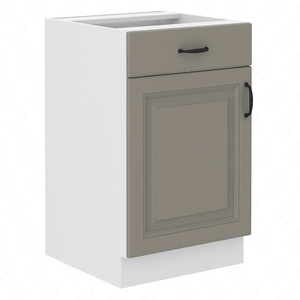 Küchenstandschrank mit Schublade und Regal Kastos 50 D 1F 1S BB dampf-, hitze- und spritzwasserbeständiger Schrank