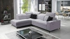 Ecksofa mit Schlaffunktion Kelly Sleek VII grau Esche links geflochten bequem und funktionell Ecksofa für Wohnzimmer