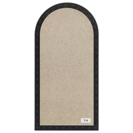 Polsterpaneel Wally 30x80 cm graphit stilvolles Wandpaneel Zaun Veloursstoff modisches Finish für jede Einrichtung