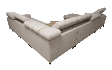 Ecksofa mit Schlaffunktion Bolmso VIII blau links elegantes und bequemes Ecksofa mit Schublade ideal für geräumige Innenräume