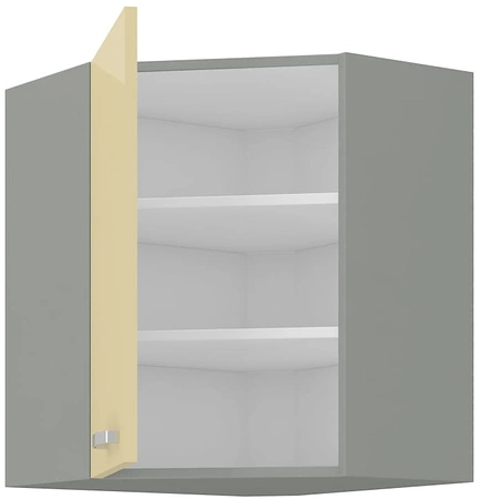 Karmen Eck-Küchenmöbel-Set 260x270 cm glänzende Fronten Schrank-Stil wird das Innere einer jeden Küche passen