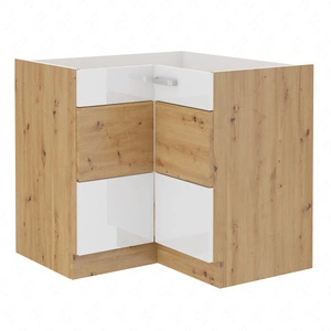 Eck-Küchenschrank Alpine 89x89 DN 1F BB dampf-, hitze- und spritzwasserbeständiger Schrank