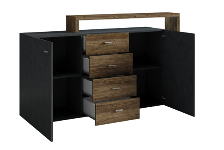 Schubladenkommode Bota 180 cm appenzeller / matera asymmetrische Form ideal für modernen Stil Innenräume resistent gegen Schäden